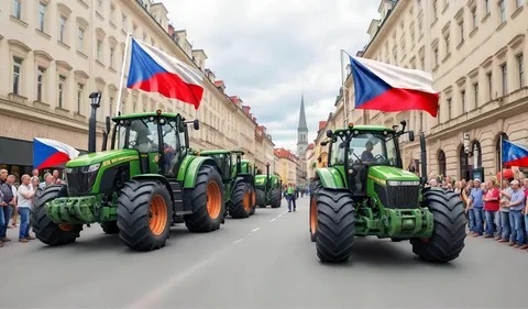 Чешские фермеры обещают перекрыть въезд в Прагу, пока ЕС не прислушается к ним