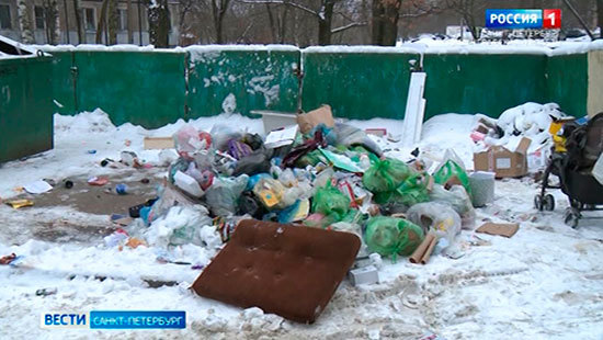 Актер Романов назвал повсеместной проблему с вывозом мусора в Петербурге