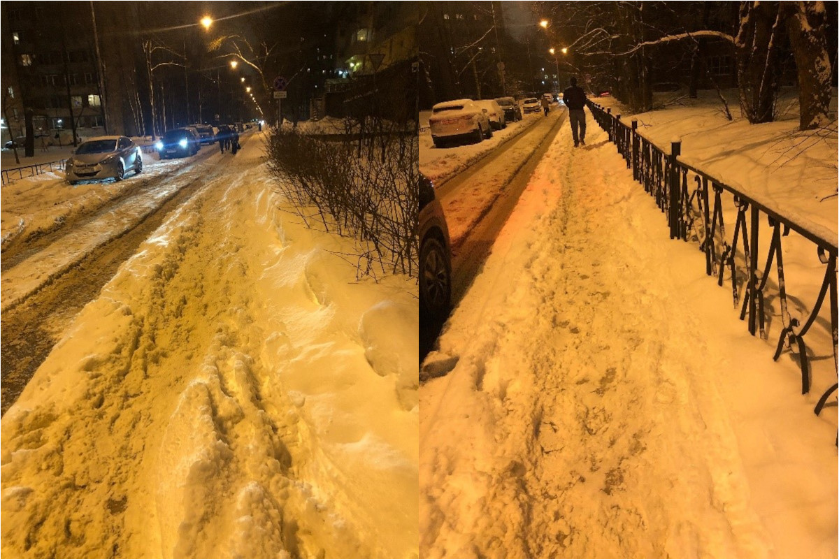 Ходить по улицам из-за снега и наледи практически невозможно – петербуржцы. 10385.jpeg
