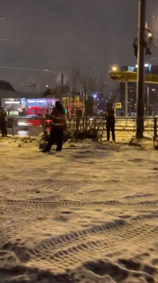 Коммунальщики сваливают грязный снег на зеленые насаждения в Петербурге. 10569.png