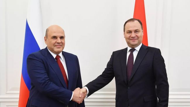 Белорусский и российский председатели правительства встретились в Москве, где обсудят ряд актуальных вопросов  в контексте совместного сотрудничества