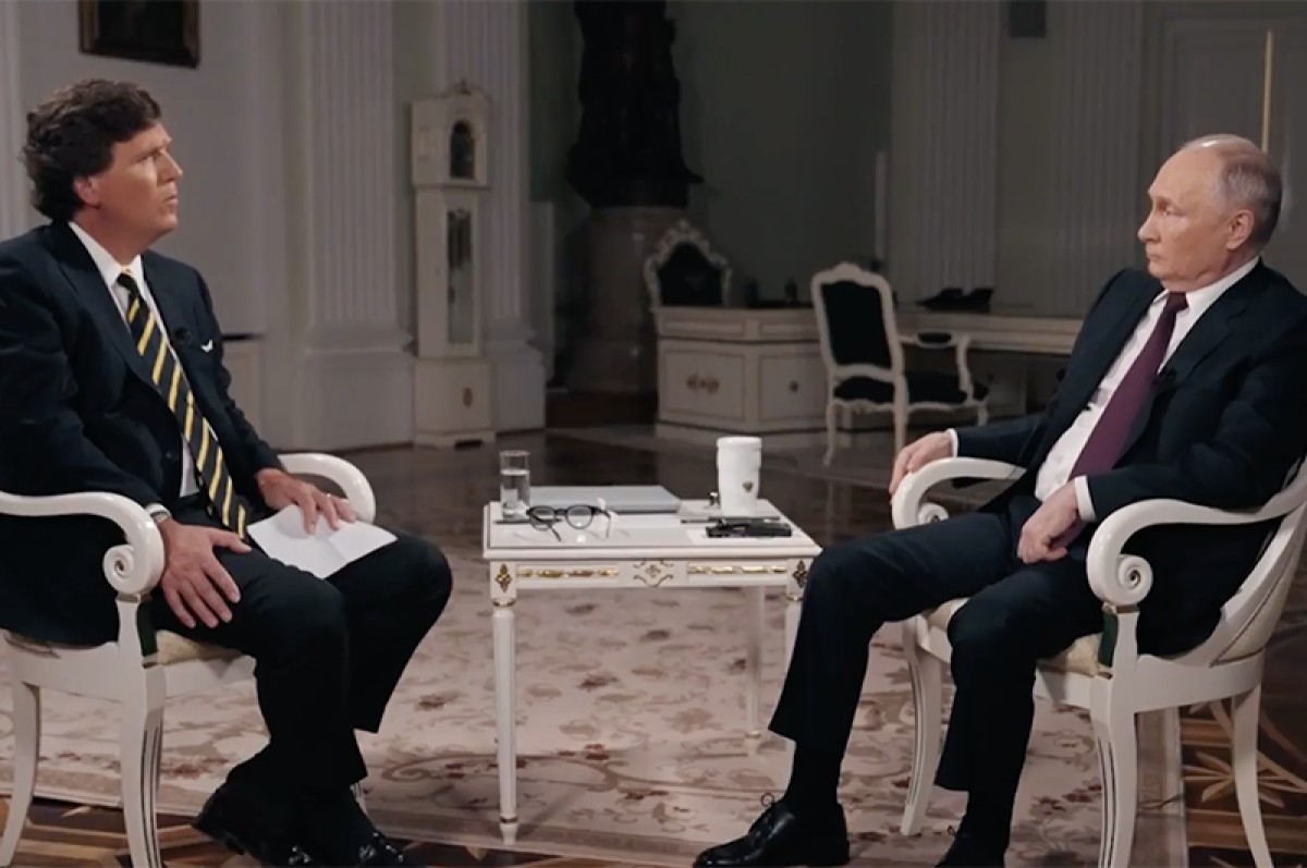 Интервью журналиста Карлсона с российским президентом собрало 200 миллионов просмотров в соцсети X
