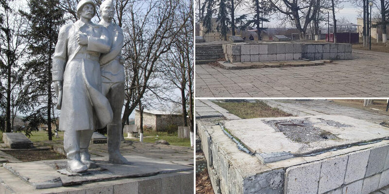 В Молдавии пропал памятник советским солдатам