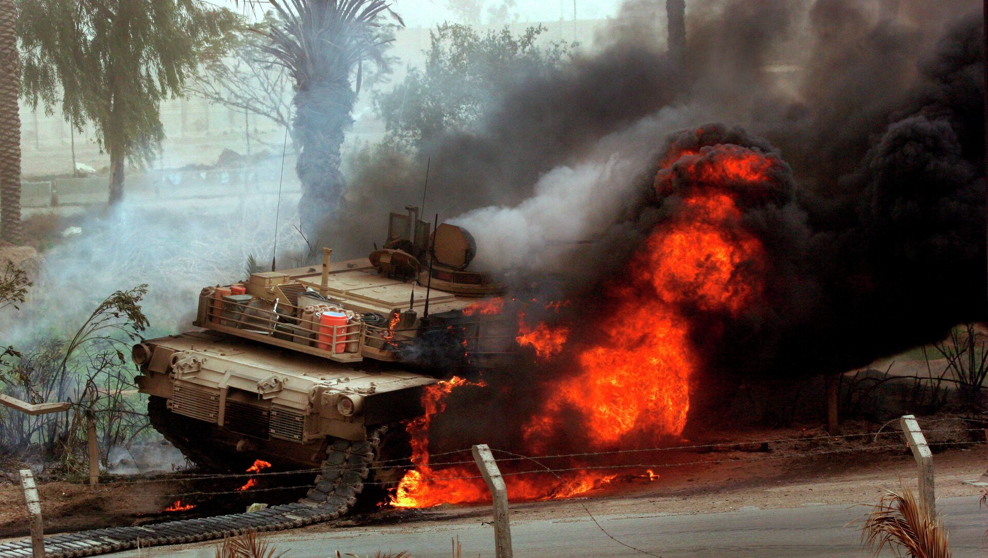 На Авдеевском направлении был уничтожен ещё один американский танк Abrams, принадлежащий украинской армии
