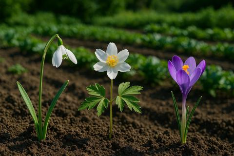 Крокусы переносят морозы и легко сажаются в мерзлый грунт — садоводы