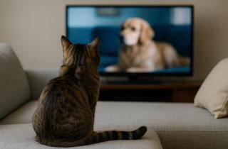 Просмотр специальных видео для кошек стимулирует их умственную активность