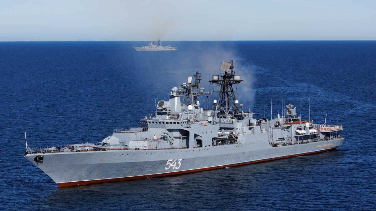Противолодочный корабль " Маршал Шапошников", ВМФ РФ