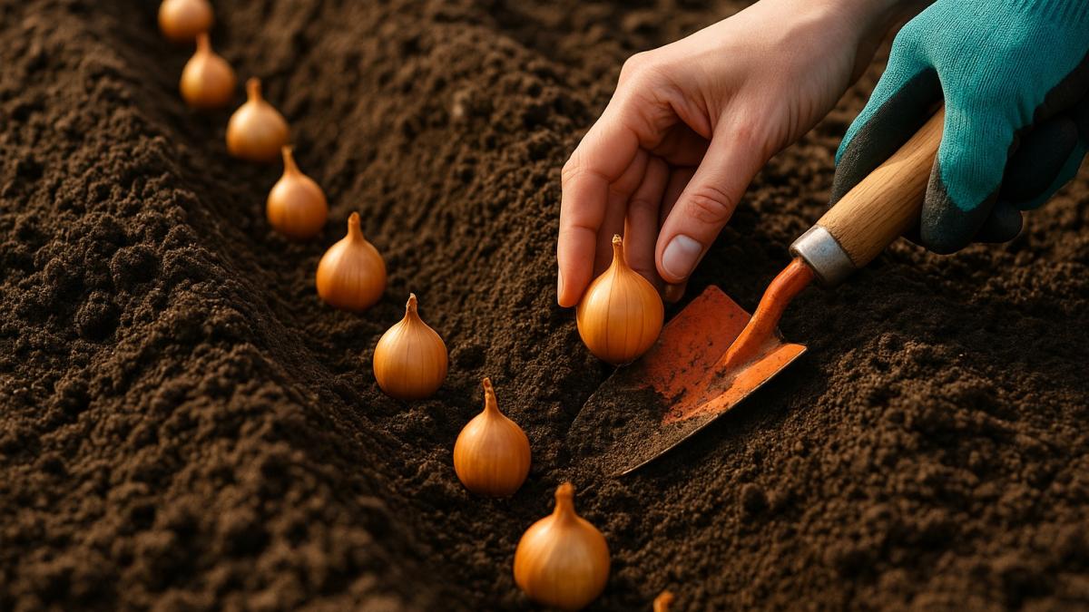 Посадка лука