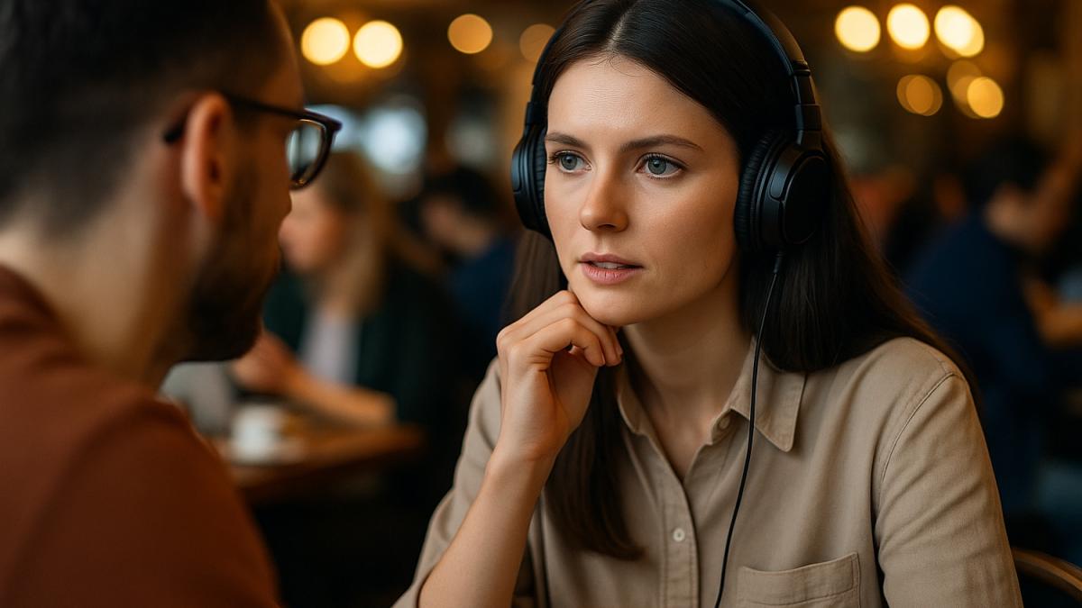 Слушать в шуме