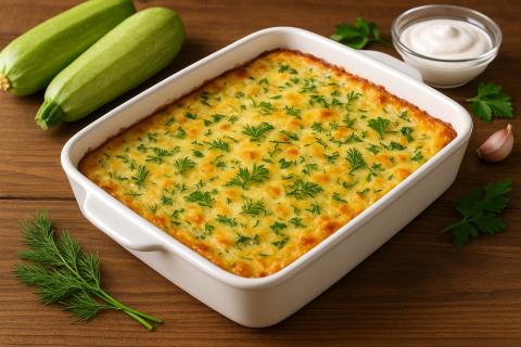 Картофельная запеканка с фаршем и грибами сохраняет сочность при запекании в духовке