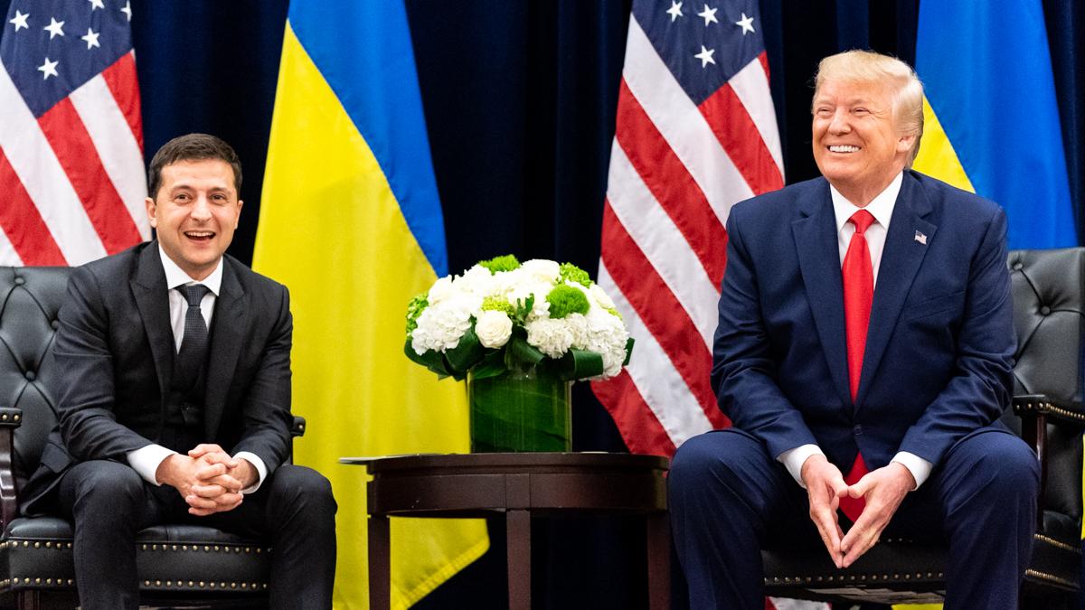 Volodymyr Zelensky and Donald Trump Volodymyr Zelensky and Donald Trump