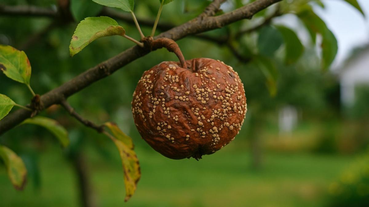 Плодовая гниль яблока