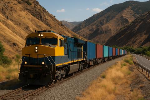 На Ямале поезд столкнулся с автомобилем Mitsubishi на переезде