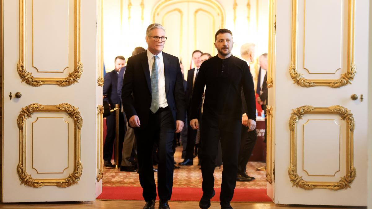 Кир Стармер и Владимир Зеленский