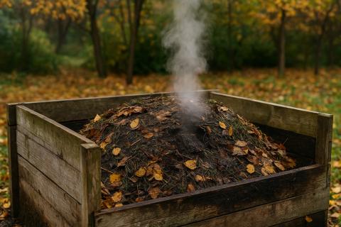 Готовность компоста определяют по цвету, запаху и температуре массы — Марина Кузнецова
