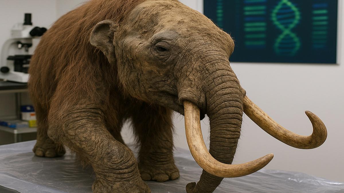 Мамонт в лаборатории