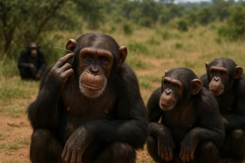 Дикие шимпанзе получают ежедневную дозу алкоголя из фруктов — Science Advances