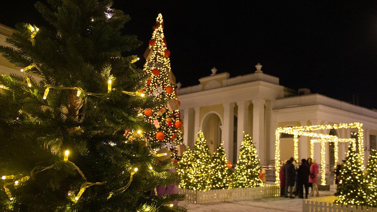 Новогодняя атмосфера в Рязани