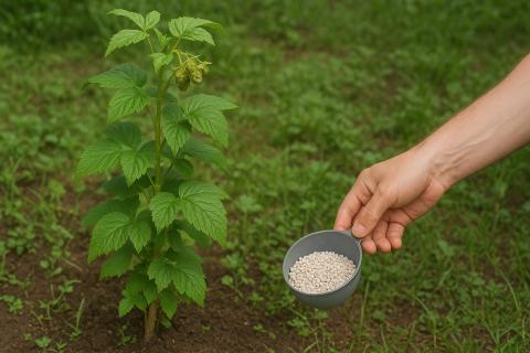 Добавил сульфат алюминия в почву — и гортензия изменила цвет прямо на глазах