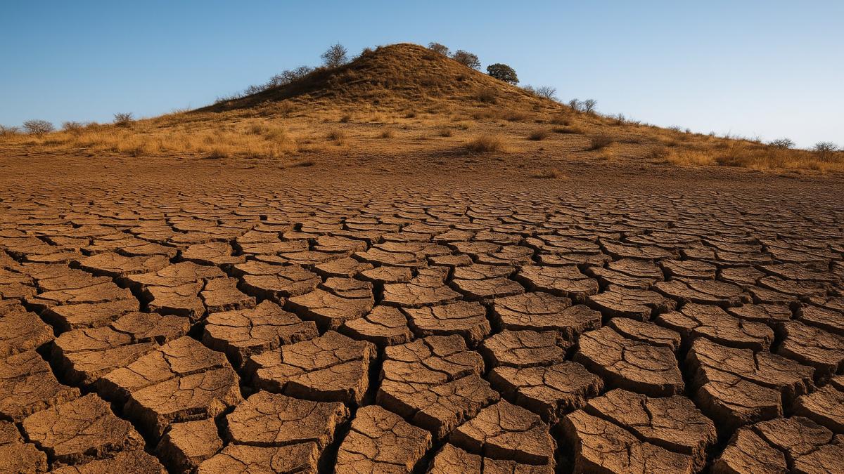 Поднимающаяся земля в Южной Африке