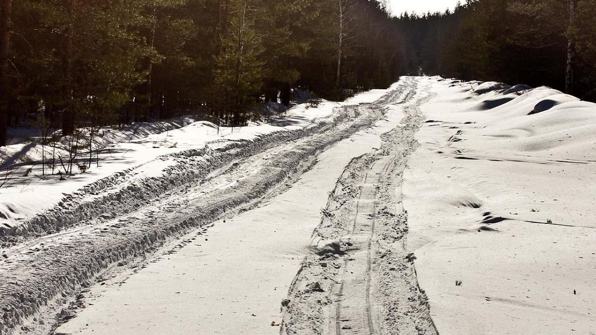 Зимняя колея