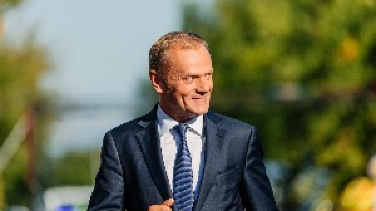 Tallinn Digital Summit. Arrivals Donald Tusk (37340838096)