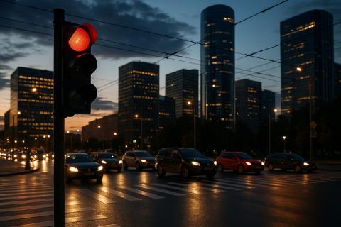 Знак Поворот запрещён сохраняет силу даже при зелёной стрелке на светофоре