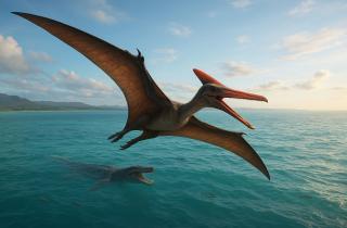 Учёные фиксируют редкий регургиталит с костями птерозавра и рыб — Андрей Зубов