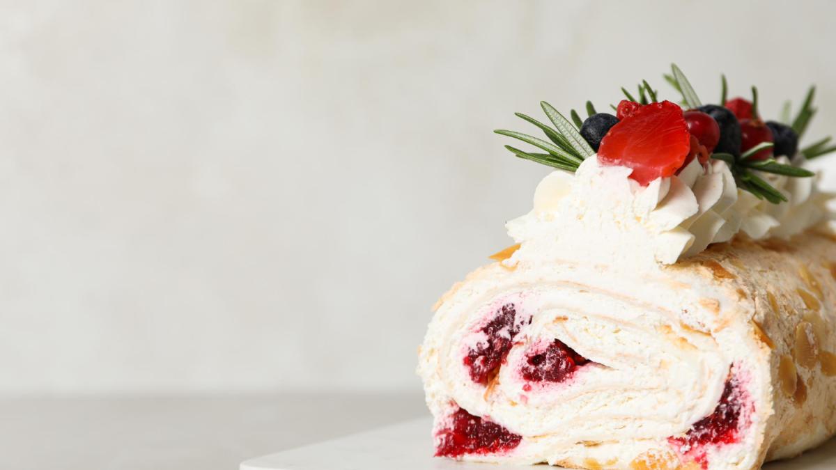 меренговый рулет