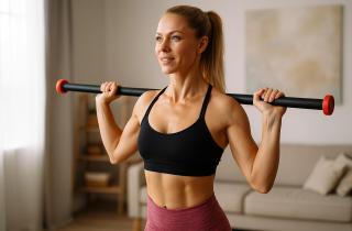 Встала перед зеркалом с утяжелённым жезлом — и за неделю минус 3 сантиметра на талии: делюсь секретом