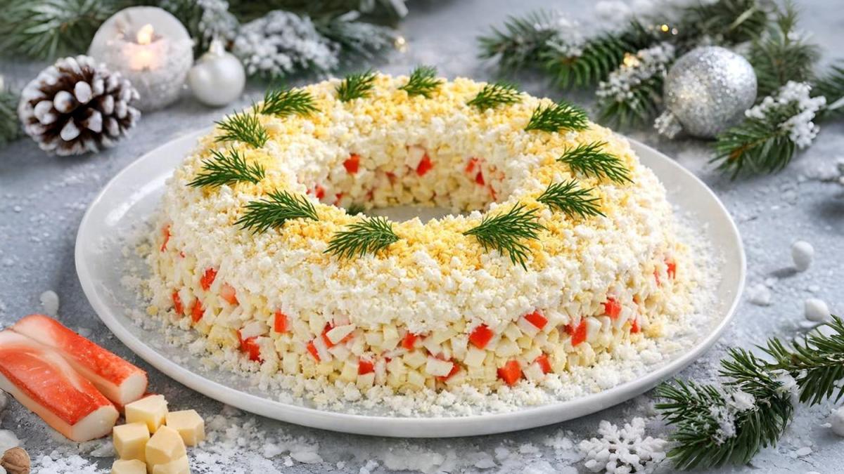 Салат Снежная сказка