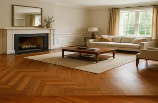 Эксперты по дизайну: покрытие ёлочка визуально расширяет небольшие кухни