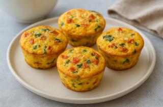 Творожно-овощные кексы готовятся с сыром и яйцом — повар