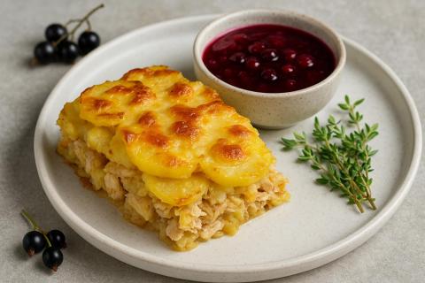 Рецепт запечённого мяса с картошкой и сыром: пошаговый способ приготовления