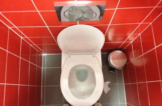 Засыпаю это в унитаз перед сном — утром налёт исчезает сам: щётка больше не нужна