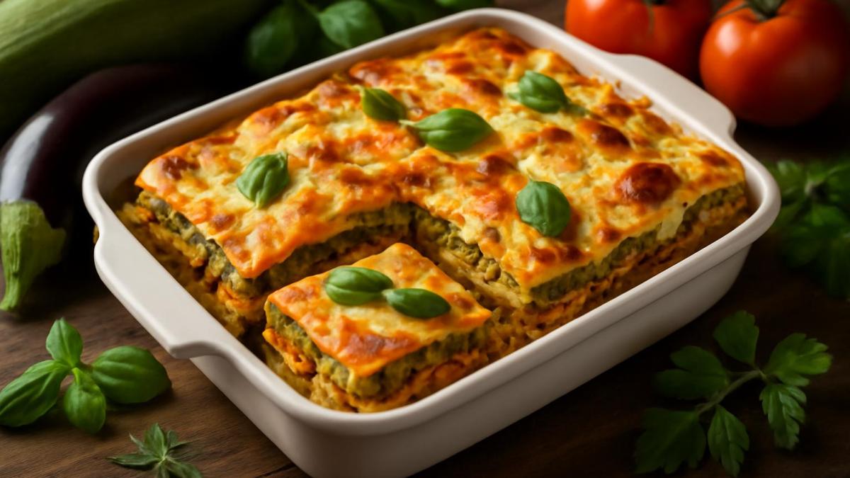 Лазанья с овощами
