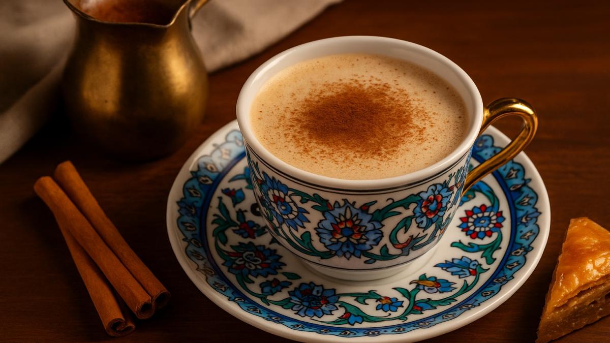 Кофе с молоком и корицей по-турецки Кофе с молоком и корицей по-турецки