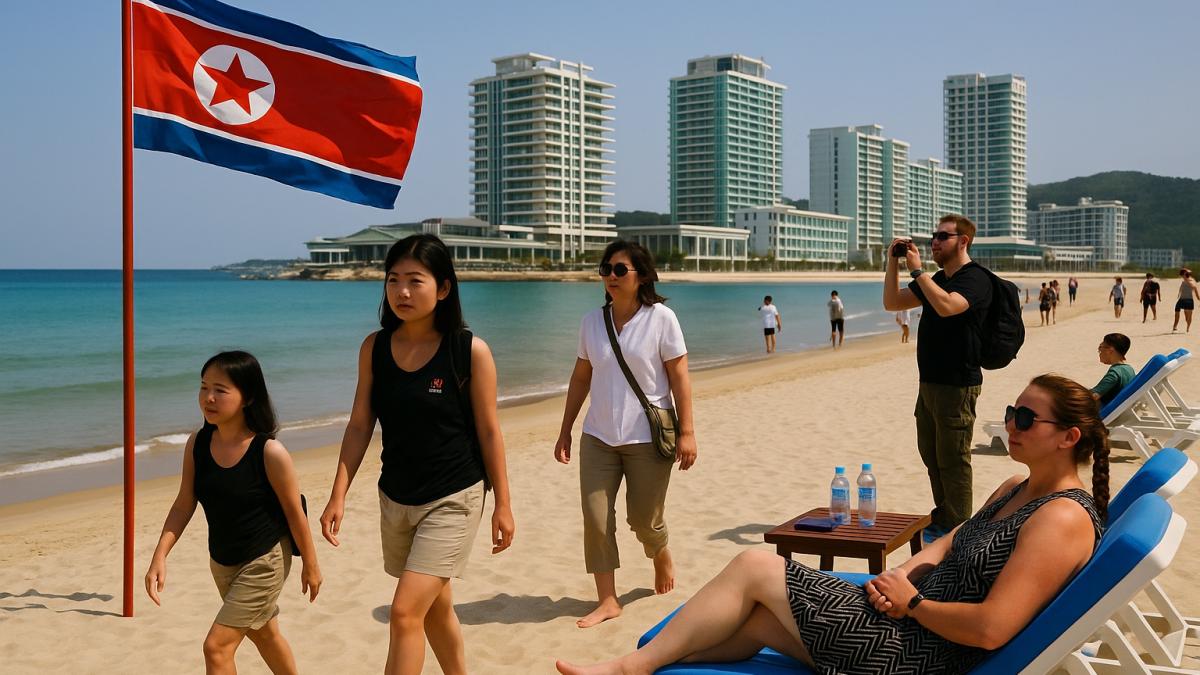 Пляж Северной Кореи