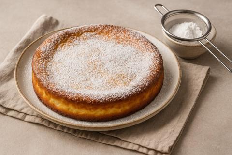 Пирог с орехами и изюмом выпекается до золотистой корочки в духовке