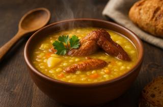 Диетологи: гороховый суп содержит до 20 г растительного белка и помогает восполнить энергию без мяса