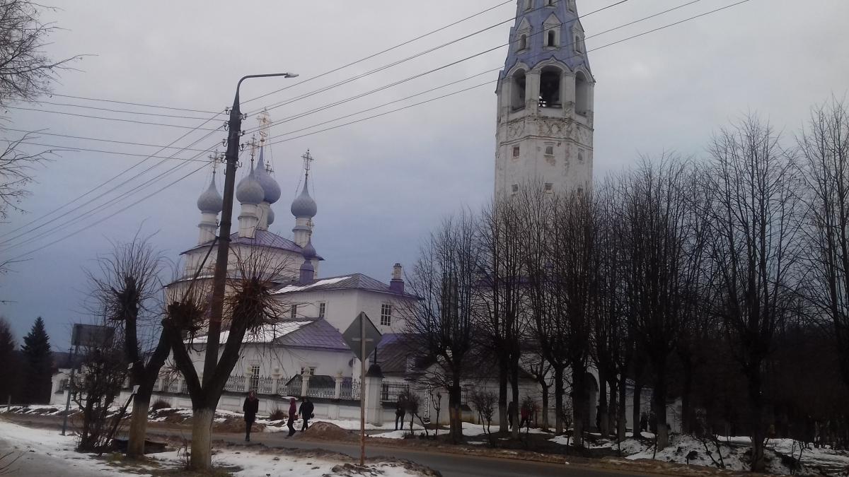 Крестовоздвиженский храм, Палех Крестовоздвиженский храм, Палех