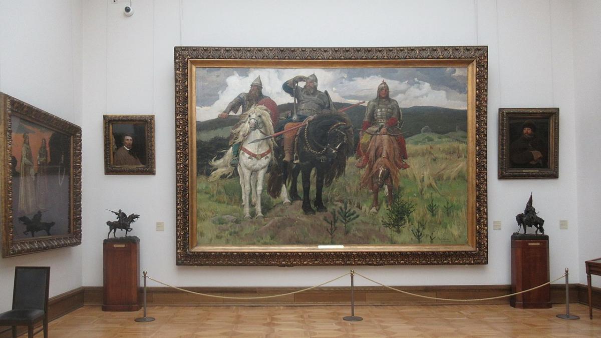 Картина "Богатыри" Виктора Васнецова