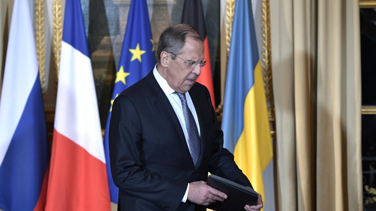 Sergey Lavrov. Normandy format (2019-12-09) 01 Sergey Lavrov. Normandy format (2019-12-09) 01
