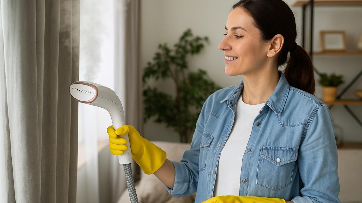 Как использовать отпариватель при уборке