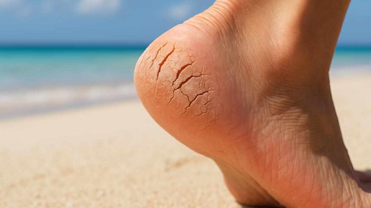 Трещины на пятке в жару