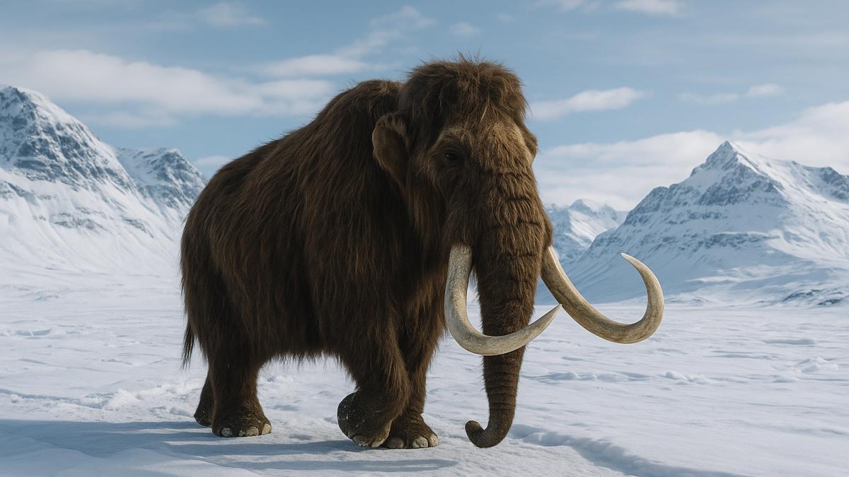 Мамонт в ледниковом периоде