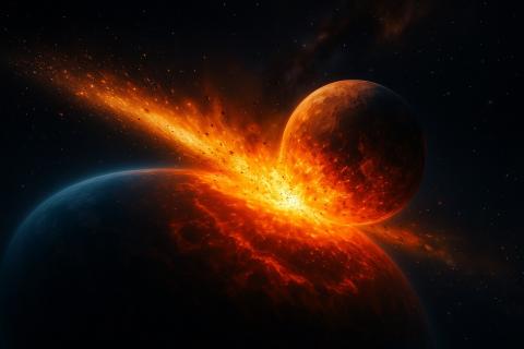 Планета Тейя сформировалась рядом с Землей — NASA