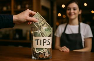 Включение чаевых в чеках нарушает права потребителей — эксперт Корягин