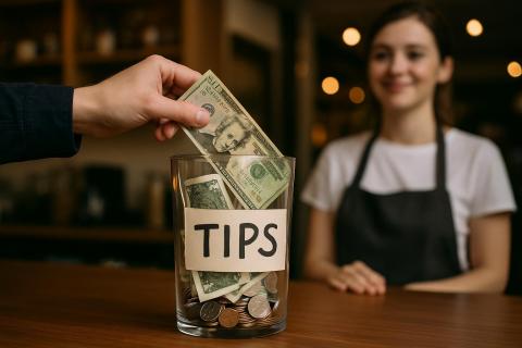 Включение чаевых в чеках нарушает права потребителей — эксперт Корягин