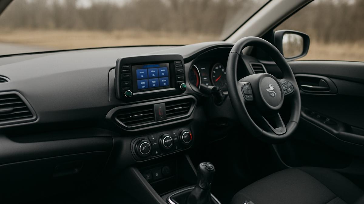 Салон праворульного авто